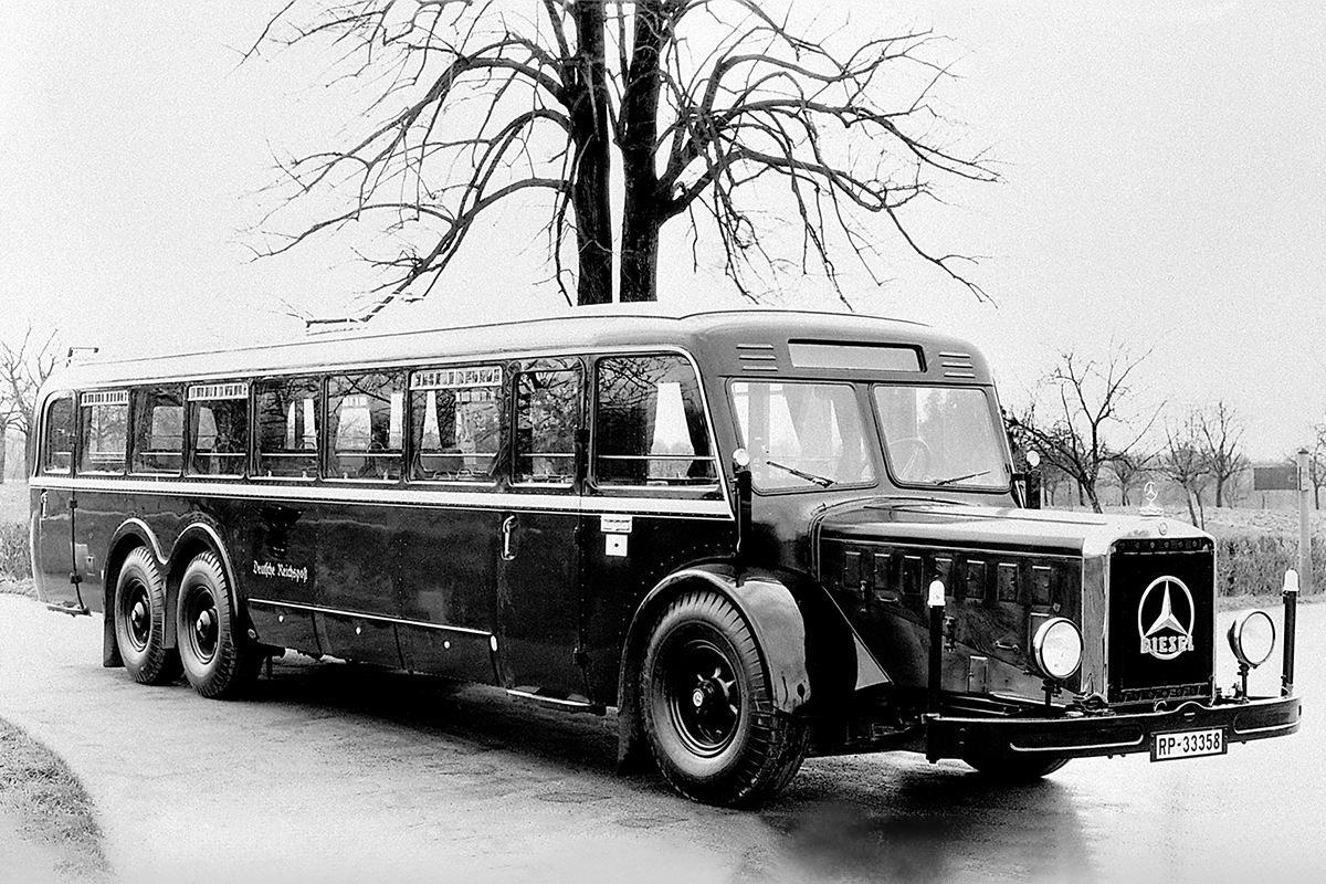 Massive Bus This Giant Mercedes-Benz Bus Was Much More Than A People-Carrier
