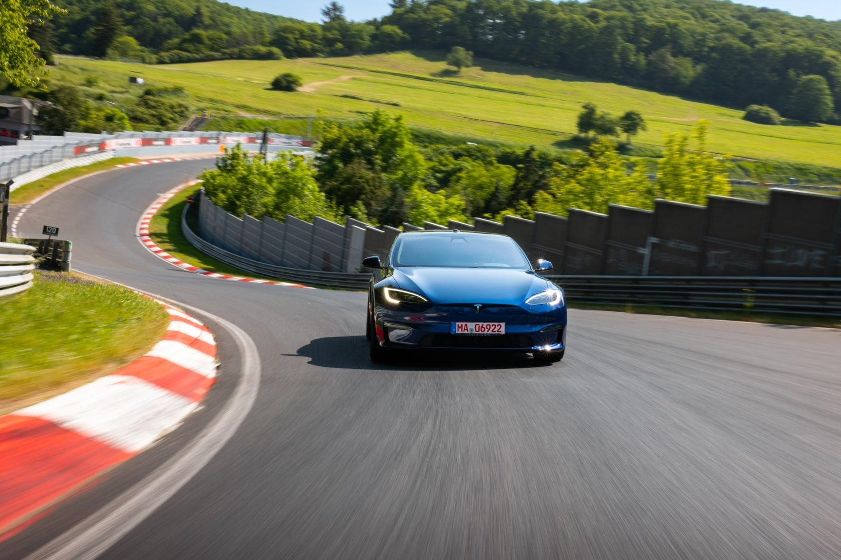 Tesla Model S Beats Porsche Taycan Turbo S To Reclaim Nurburgring Record