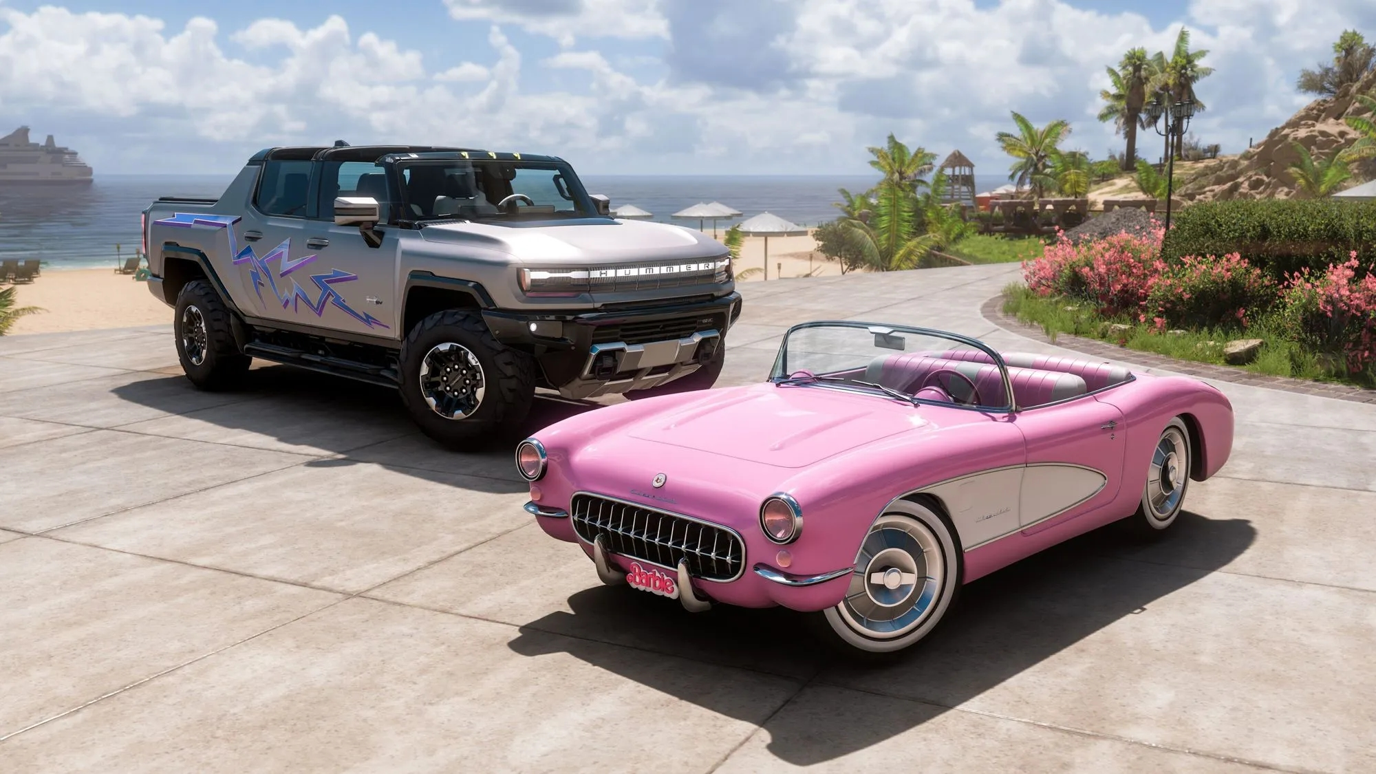 Barbie's Electric '56 Corvette Now Available In Forza Horizon 5