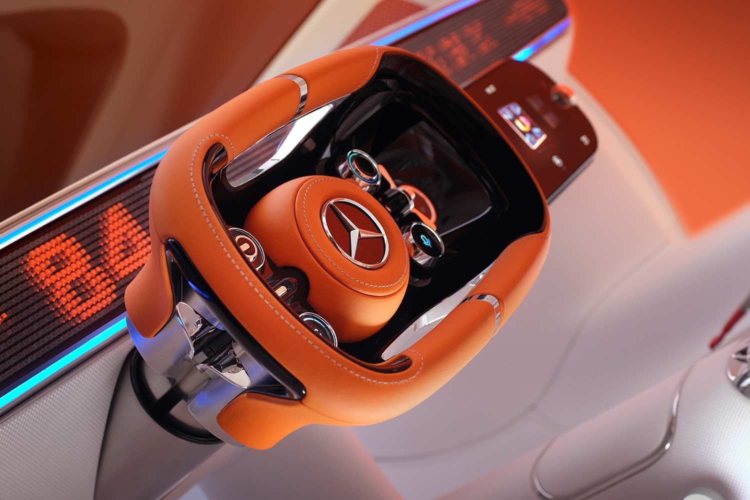 Next Mercedes S-Class And EQS Coming With Yoke Steering Wheel