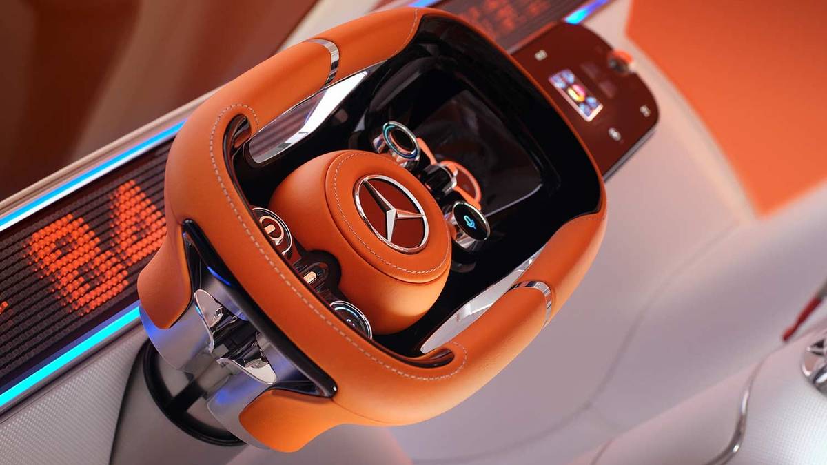 Next Mercedes S-Class And EQS Coming With Yoke Steering Wheel