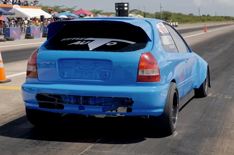 ICE Vs. EV Drag Race: Can A Tuned Honda Civic Beat A Tesla Model S Plaid?