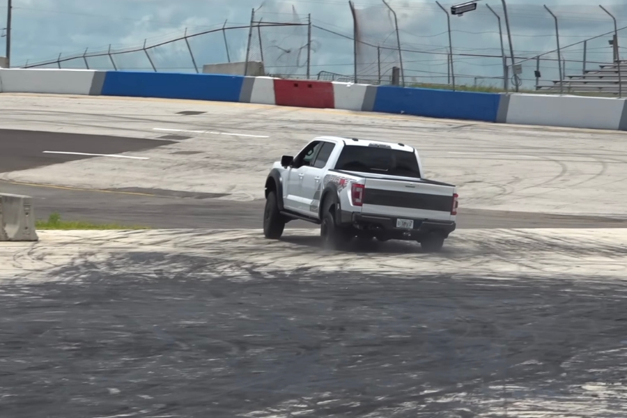 Watch A Ford F-150 Raptor R Become A Drift Car In The Hands Of Cleetus ...