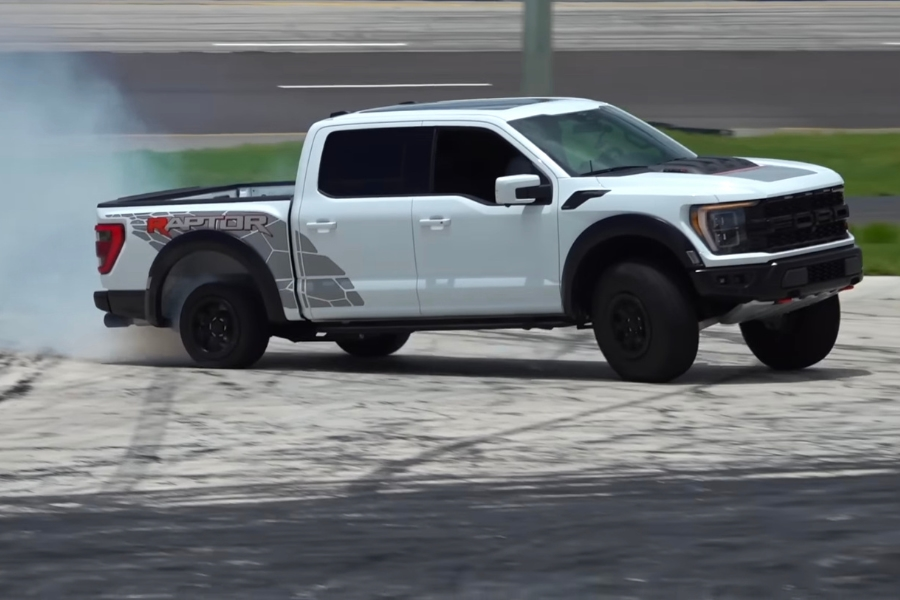 Watch A Ford F-150 Raptor R Become A Drift Car In The Hands Of Cleetus ...