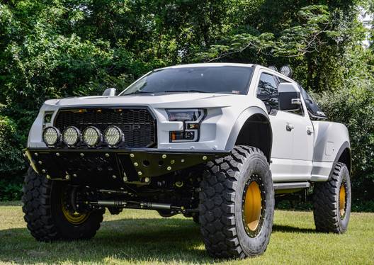 White Mega Rapter Driven: MegaRexx MegaRaptor Is A Super Duty-Based Monster For When ...