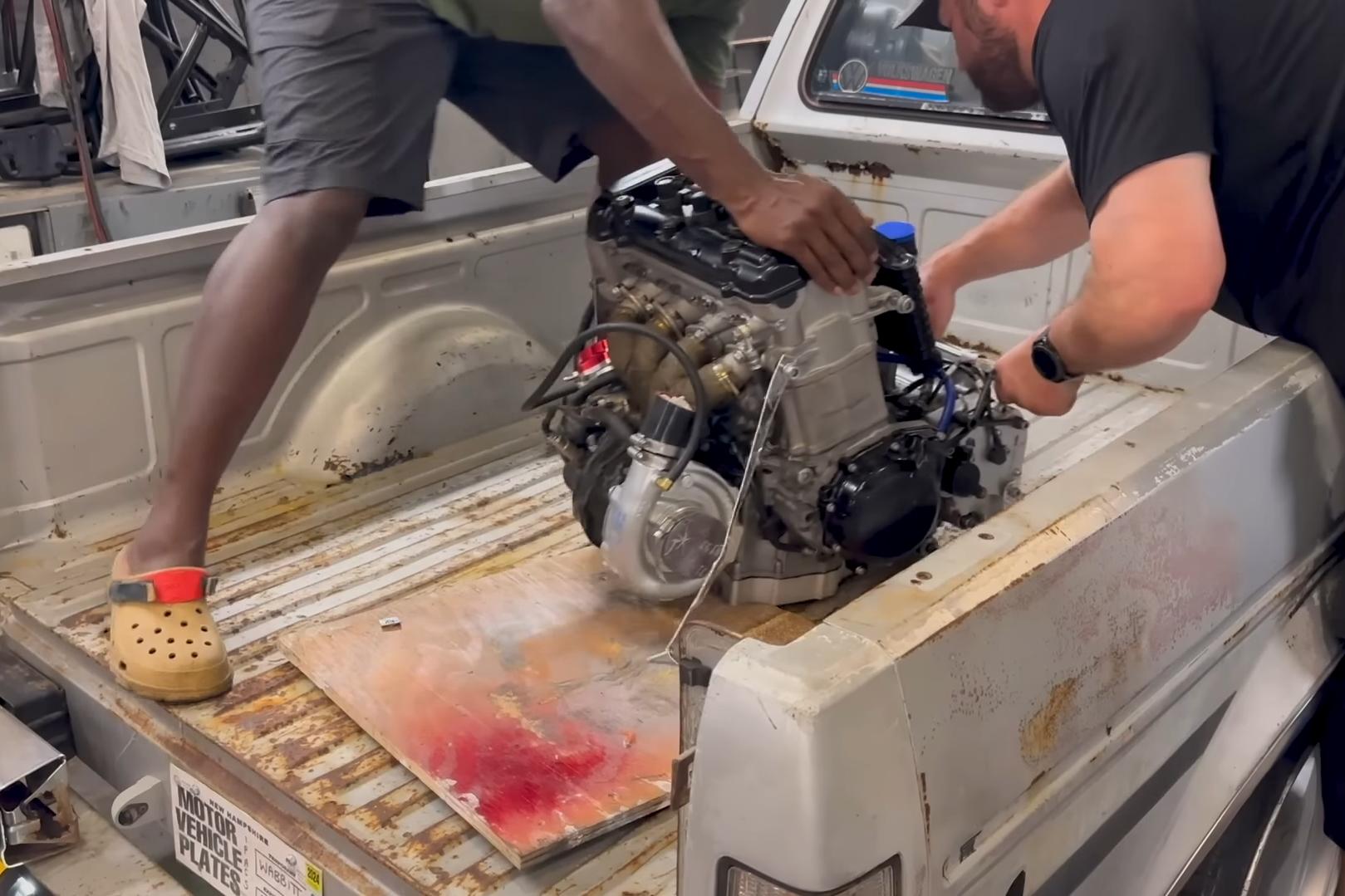 Volkswagen Rabbit Pickup Getting Mid-Mounted Turbo Hayabusa Engine