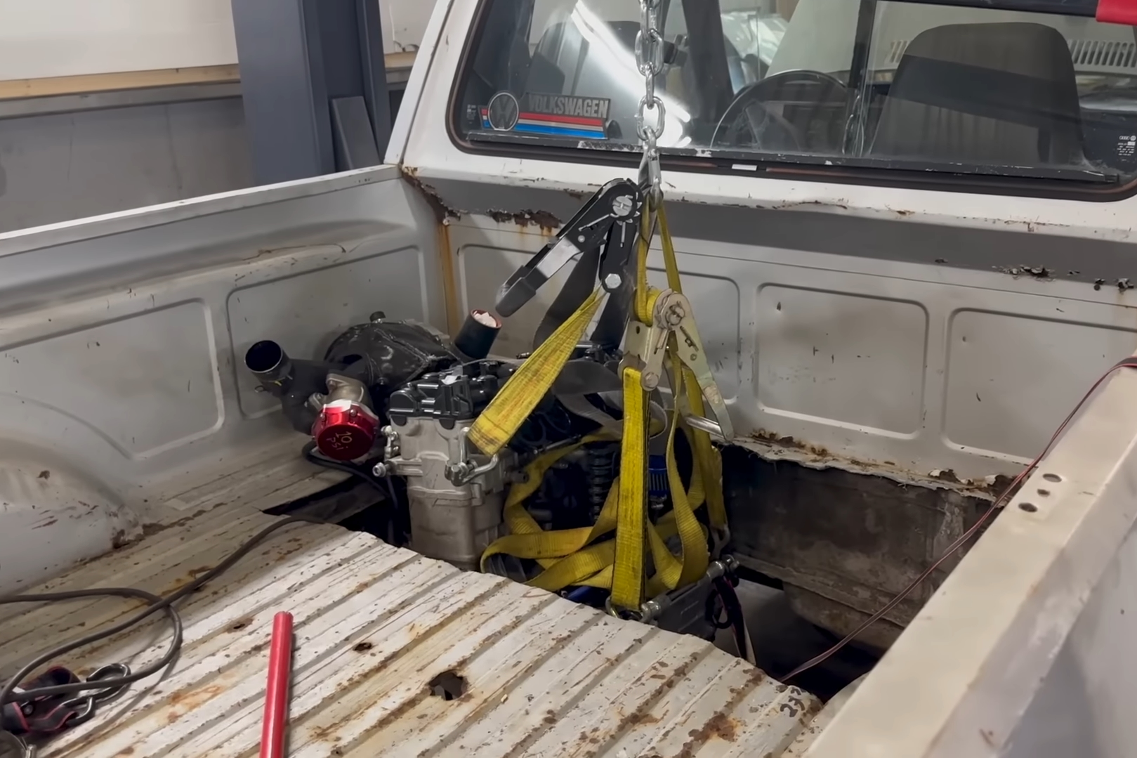 Volkswagen Rabbit Pickup Getting Mid-Mounted Turbo Hayabusa Engine