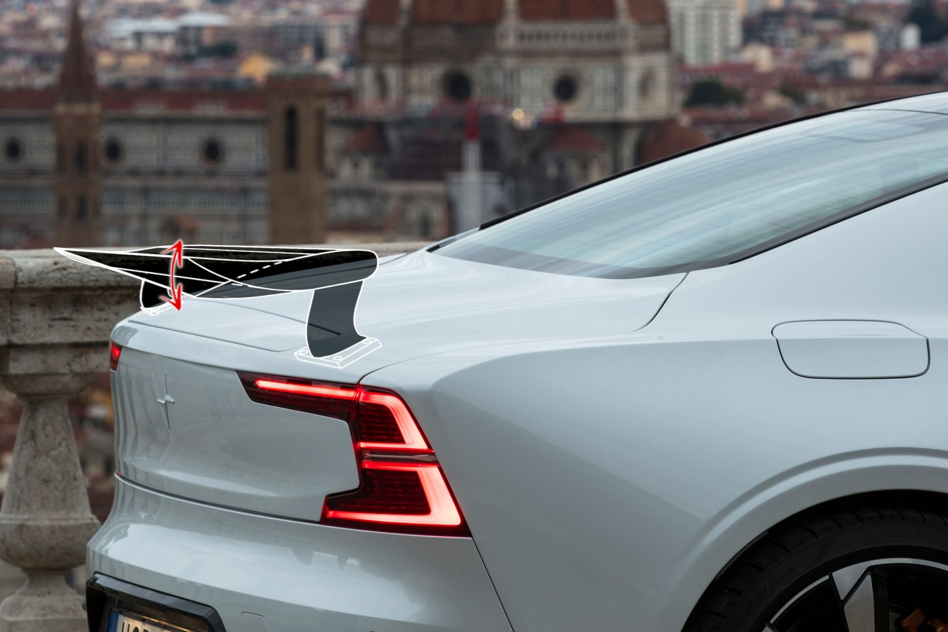 Volvo's Flexible Rear Wing Bends To Increase Downforce As You Need It