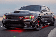 Shaq s Latest Dodge Charger Is A Glowing SRT Hellcat Redeye Widebody