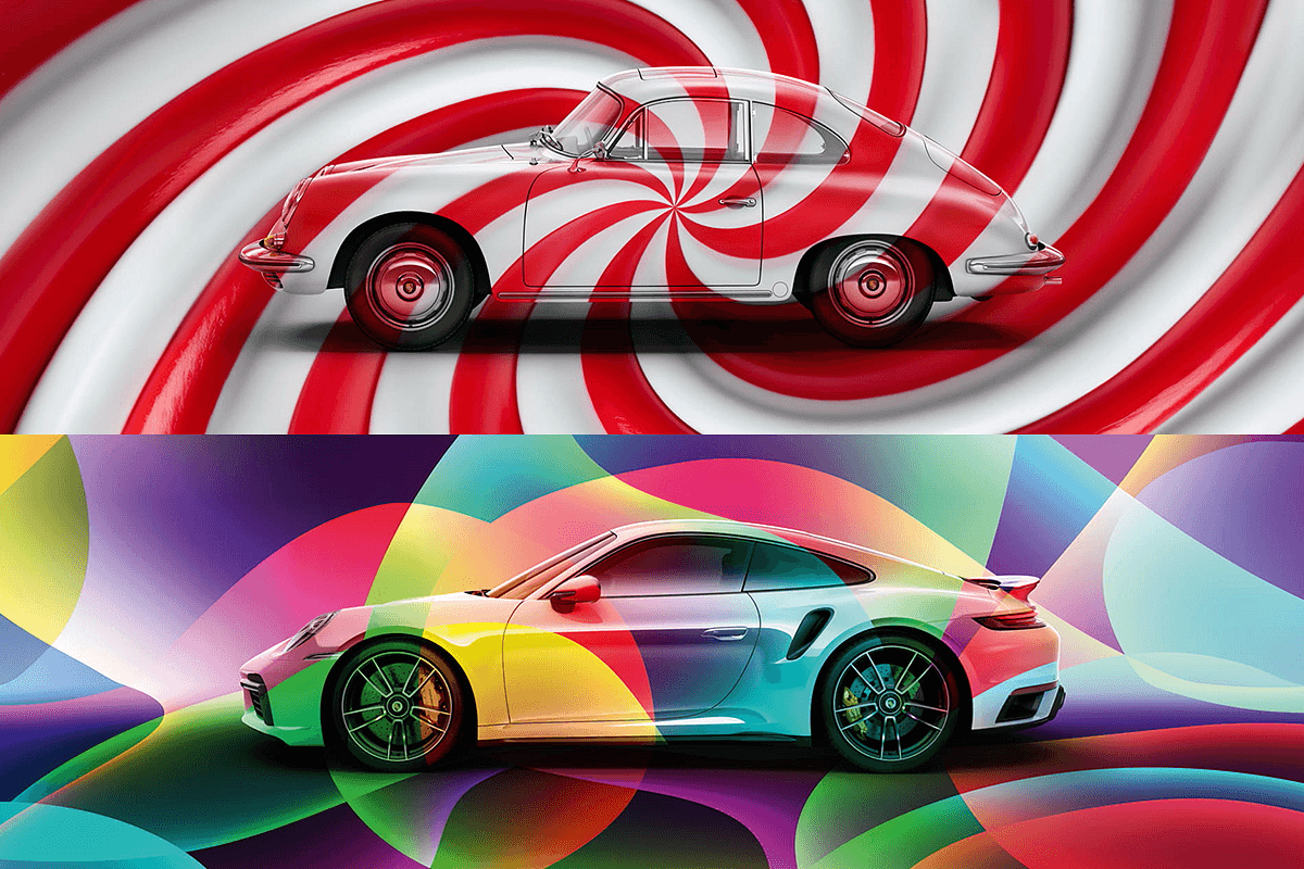 Porsche's 75th Anniversary Artworks Celebrate Iconic Colors