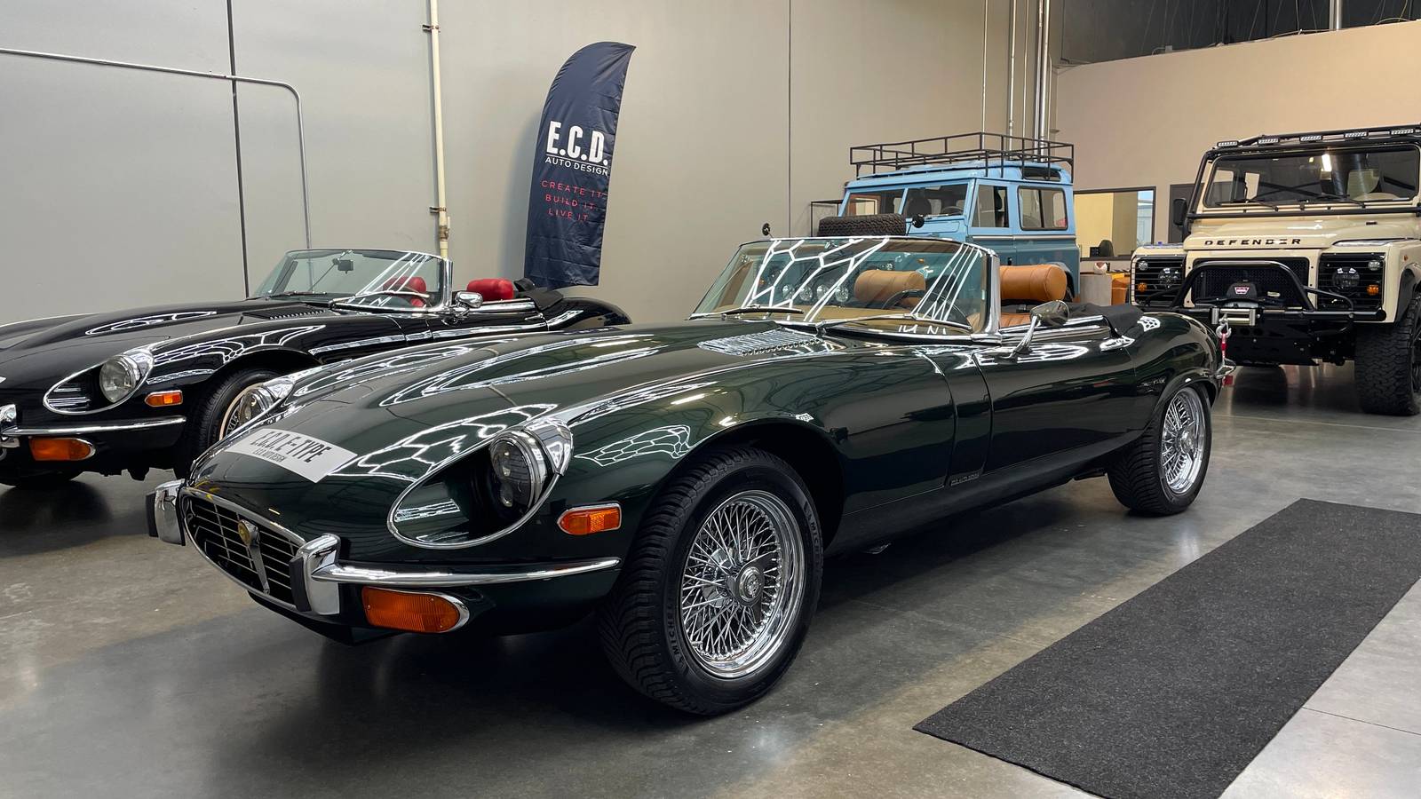 Driven: ECD Jaguar E-Type Packs Chevy V8 Power