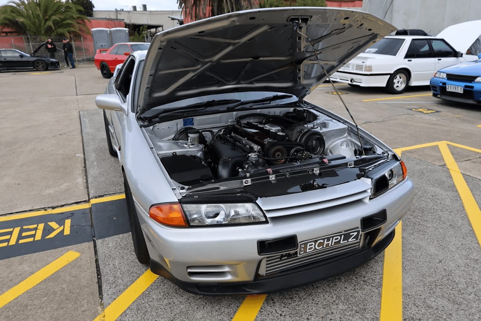 Nissan R32 Skyline GT-R With RD28 Diesel Block Makes 1,500 Horsepower