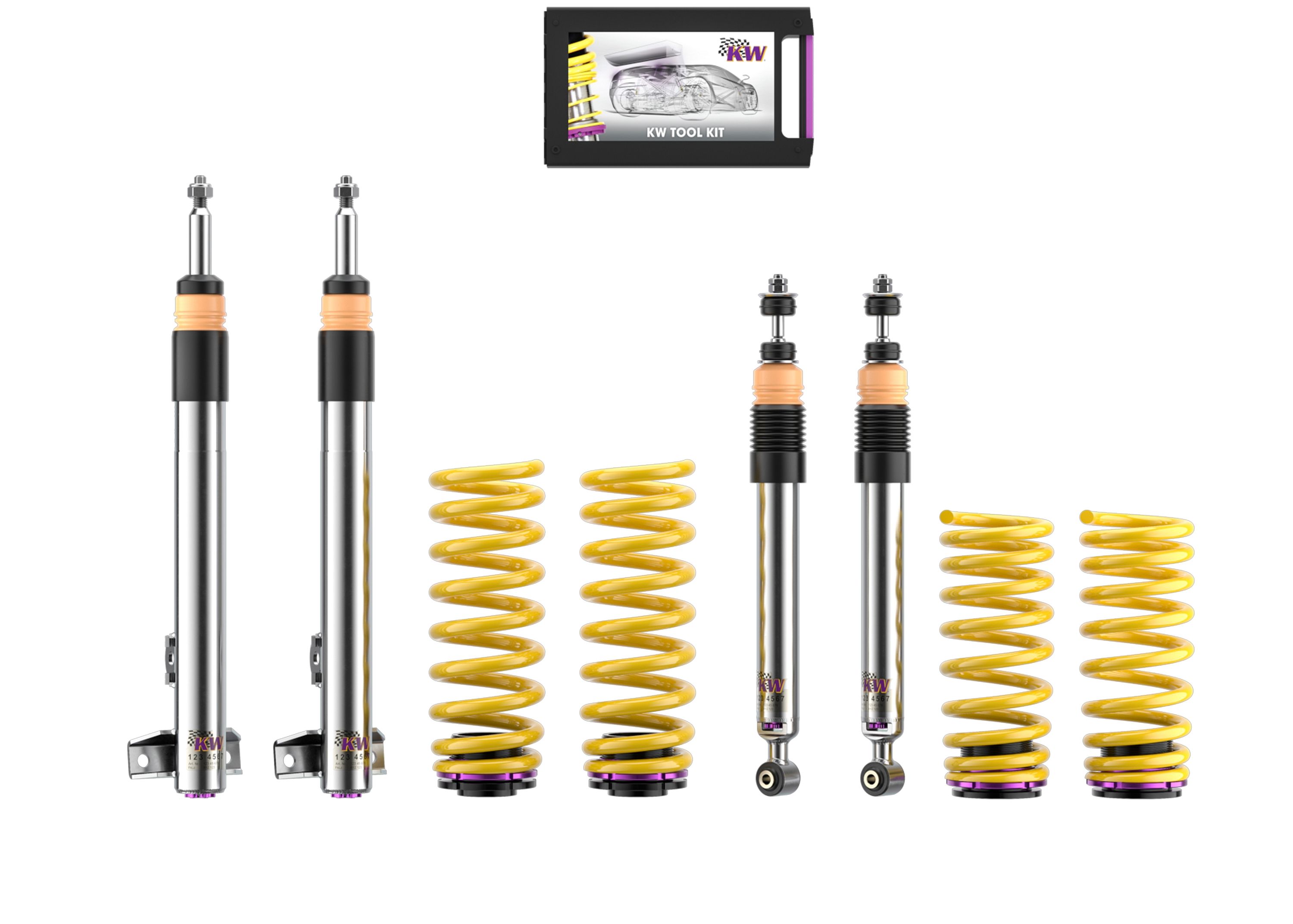 KW Reveals Modern Multi-Adjustable Suspension For Classic Mercedes W124
