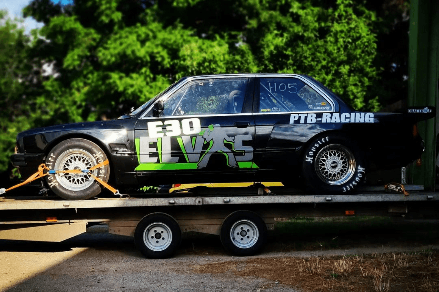 1100hp M50-Powered BMW E30 Dragster