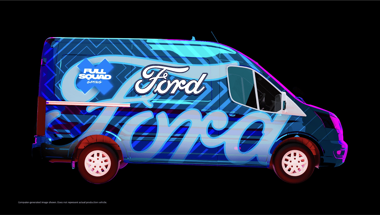 Custom Ford Transit Transformed Into The Ultimate Mobile Gaming Lounge