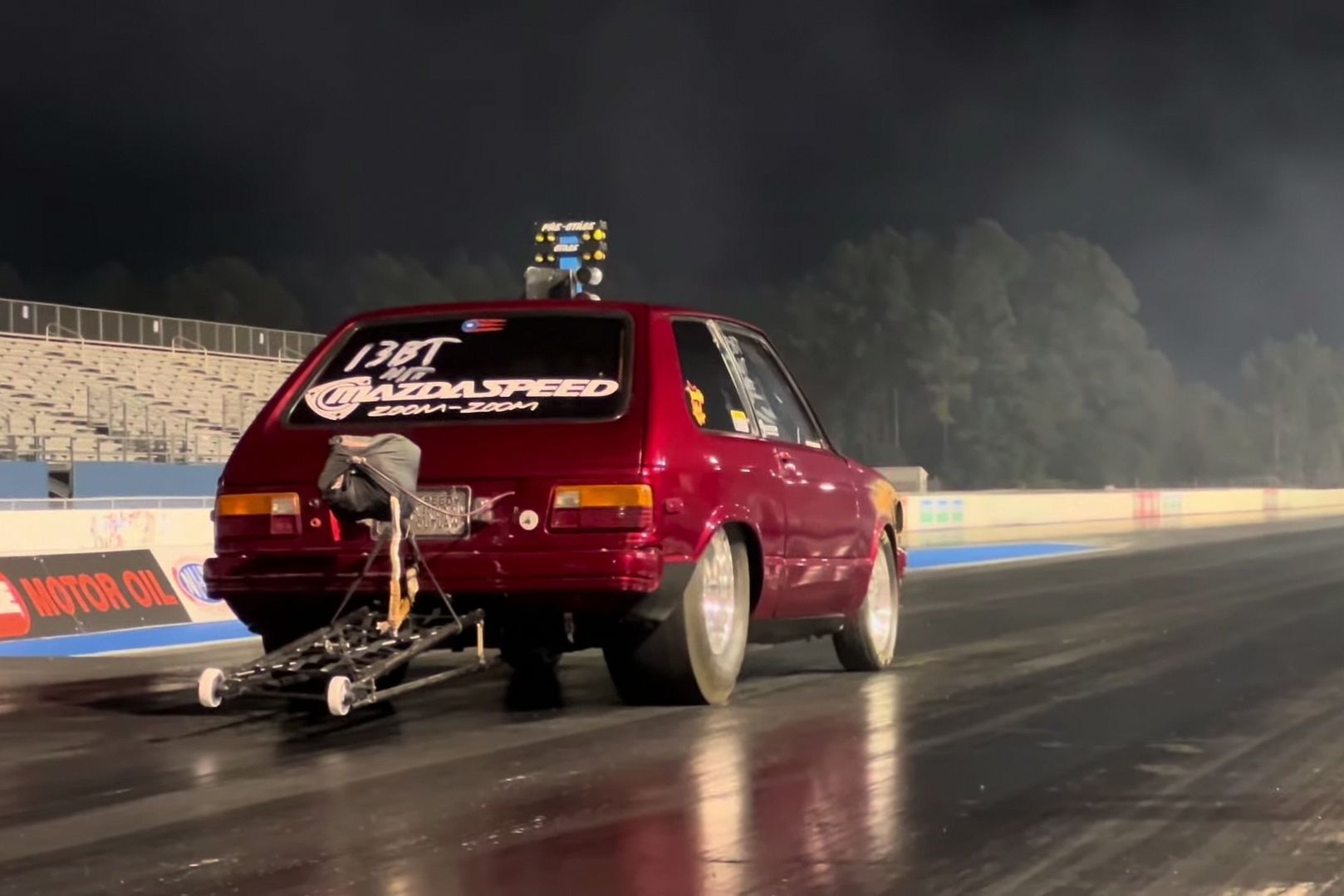Rotary-Powered Toyota Starlet Is A 1,072-HP Dragster