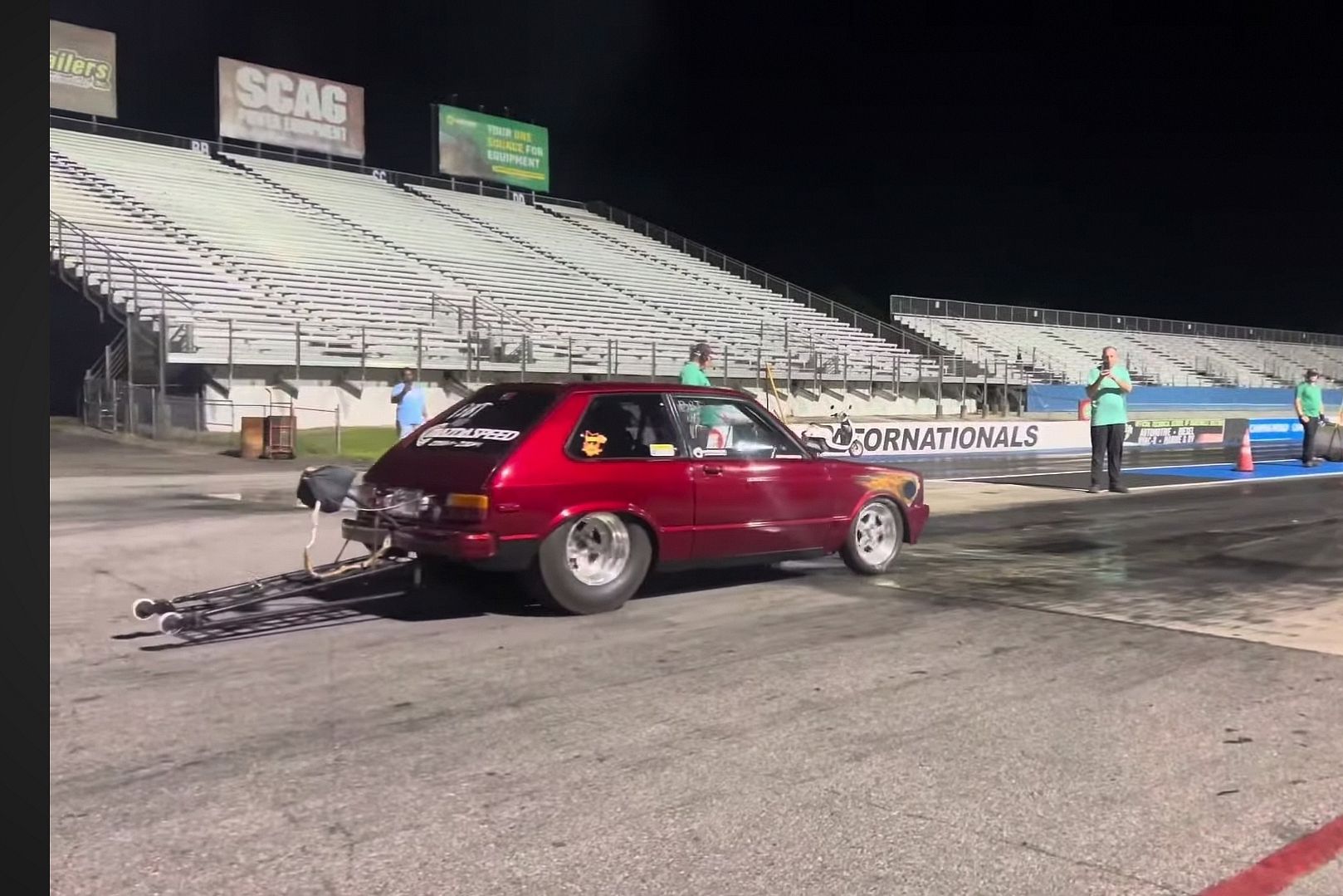 Rotary-Powered Toyota Starlet Is A 1,072-HP Dragster