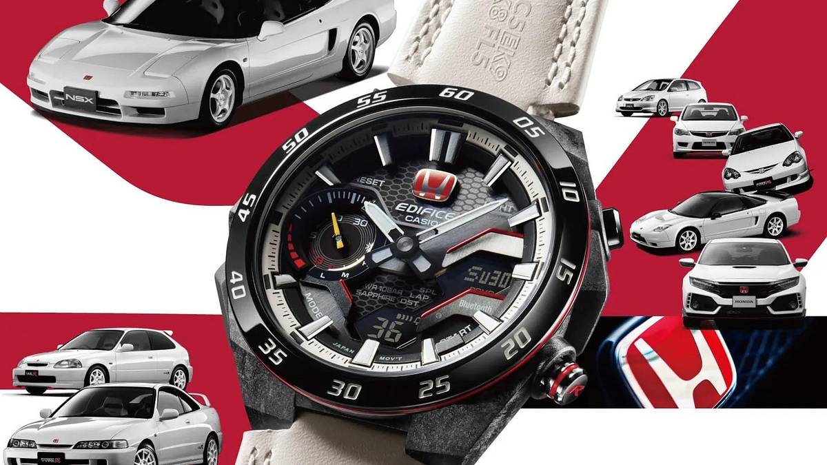 Casio Reveals Awesome New Edifice Watch Inspired By The Honda Type R