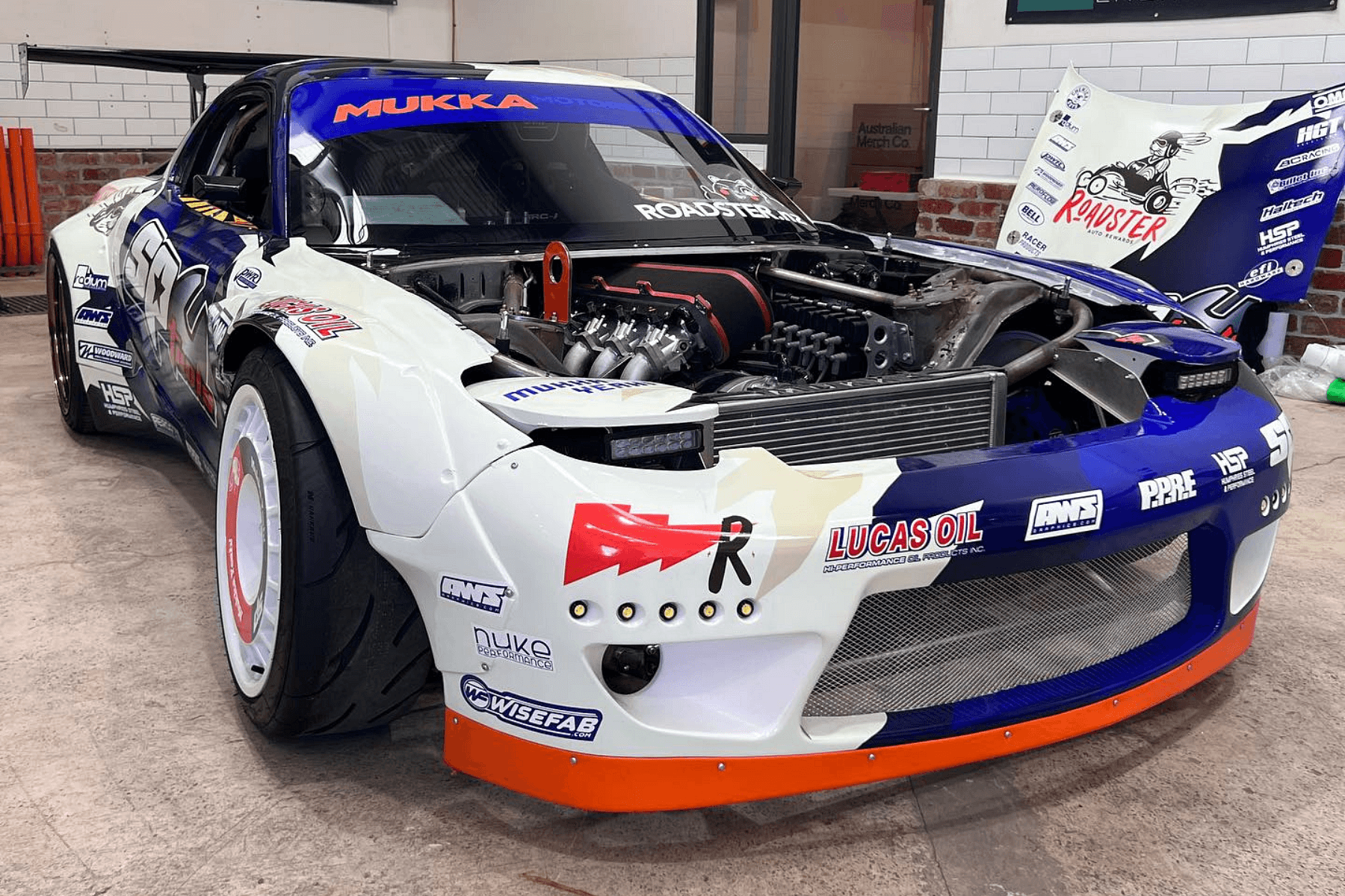 WATCH: Six-Rotor Mazda RX-7 Drift Car Screams All The Way To 880 Horsepower