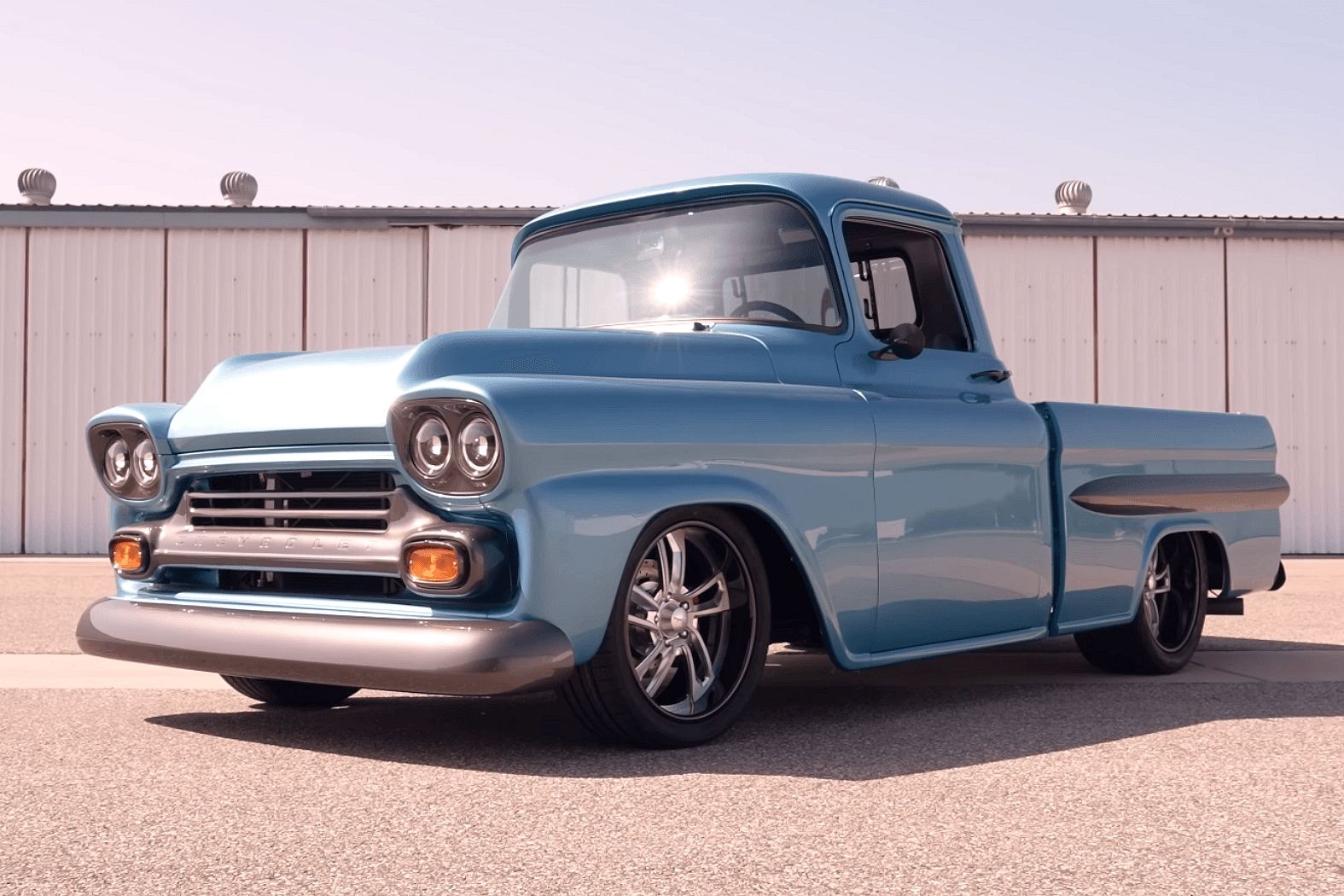 Stunning Chevy Apache Restomod Is The Coolest Way To Haul Motocross Racers