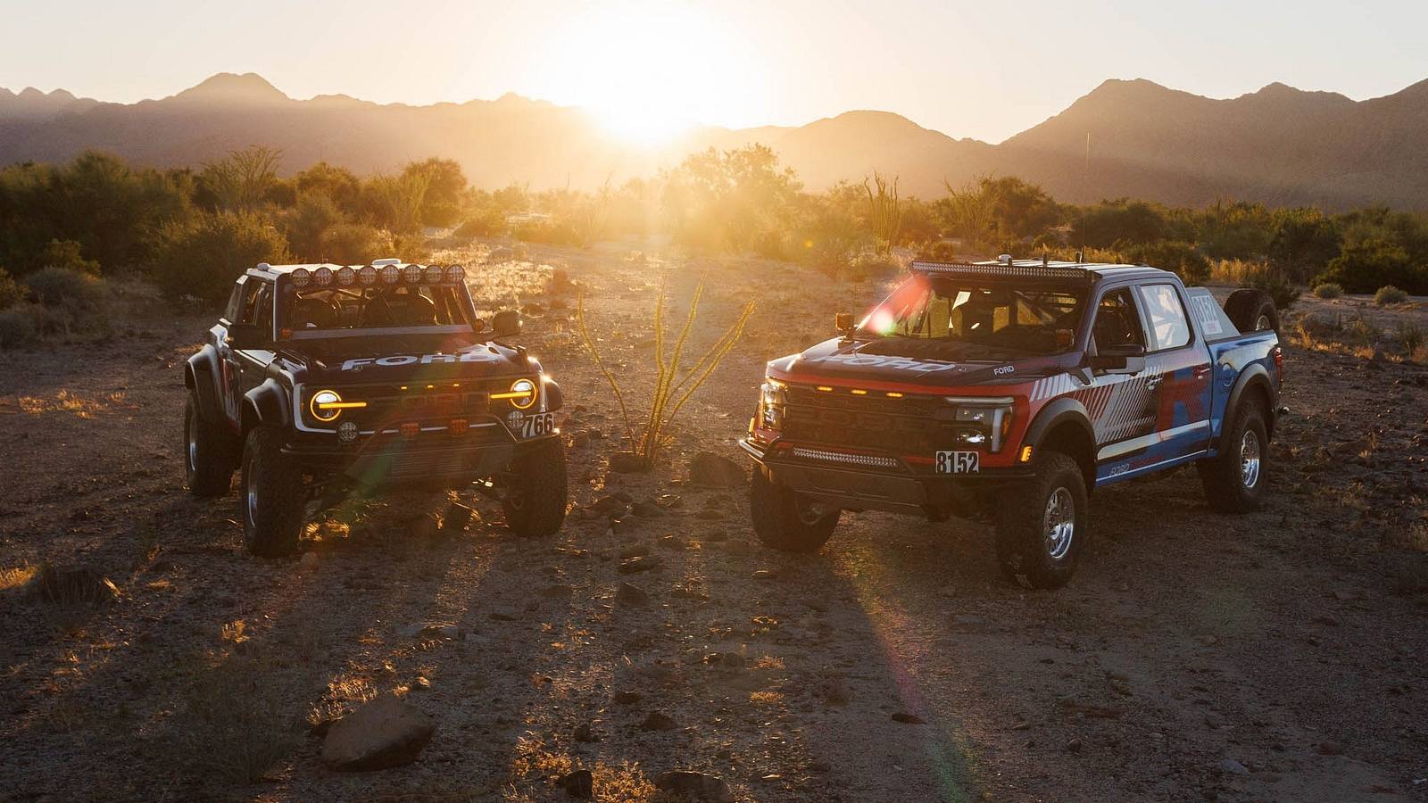 Bronco Raptor R Baja Ford Bronco Raptor Joins F-150 Raptor R At Baja 1000
