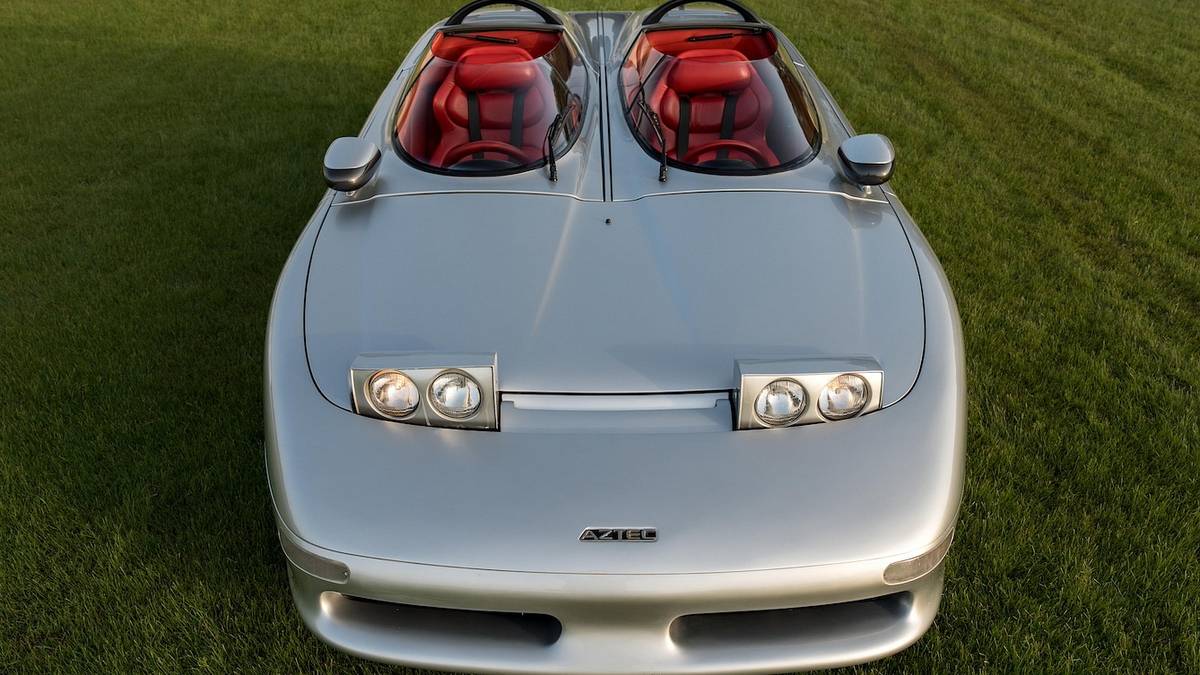 Italdesign Aztec Is A Road-Legal Oddball With Two Steering Wheels