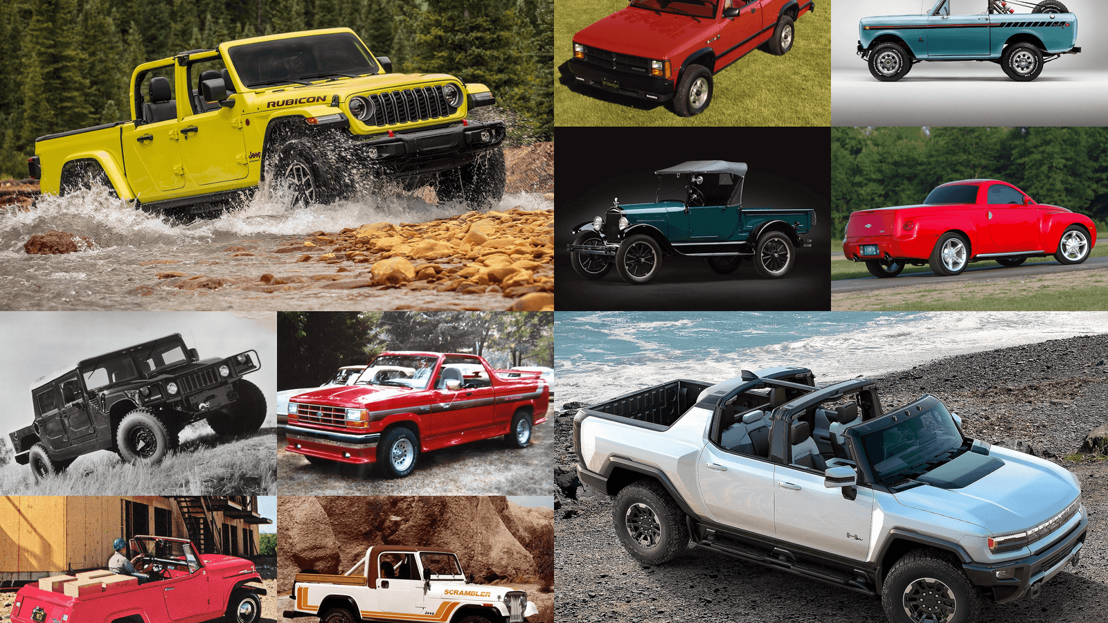 Convertible Trucks: 11 Trucks That Chart The History Of The Drop-Top Pickup