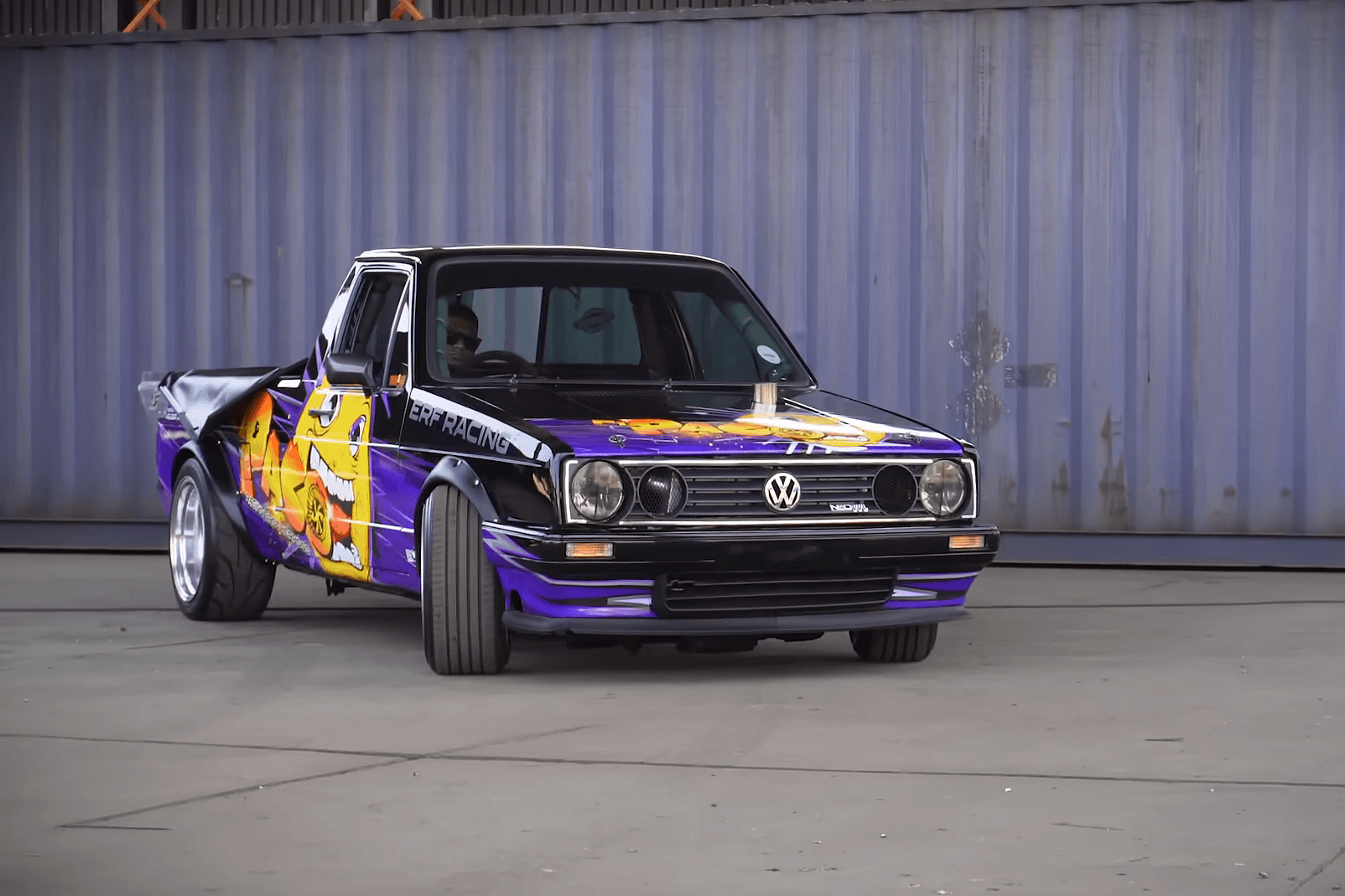VW Rabbit With Nissan SR20 Swap Is A 1,000-HP Drag Monster