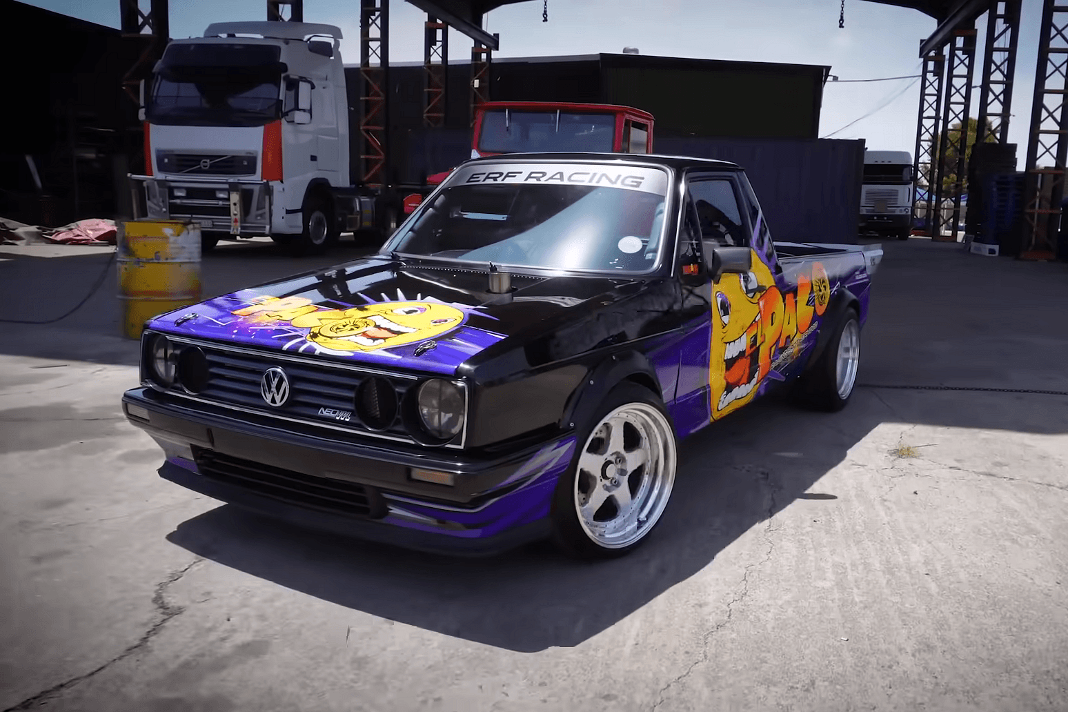 VW Rabbit With Nissan SR20 Swap Is A 1,000-HP Drag Monster