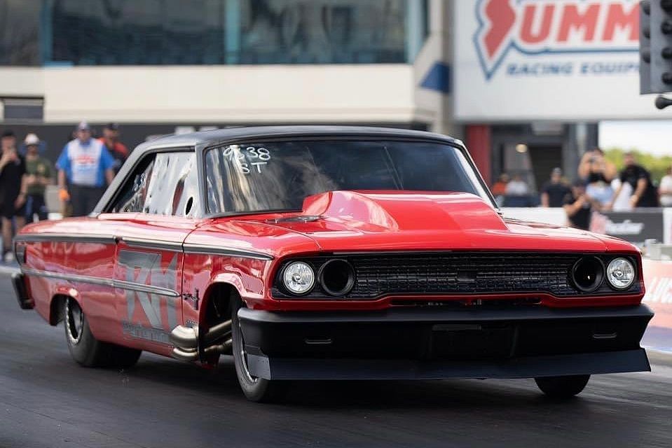 2,700-HP Ford Galaxie Is A Coyote-Powered Dragster You Don't Want To ...