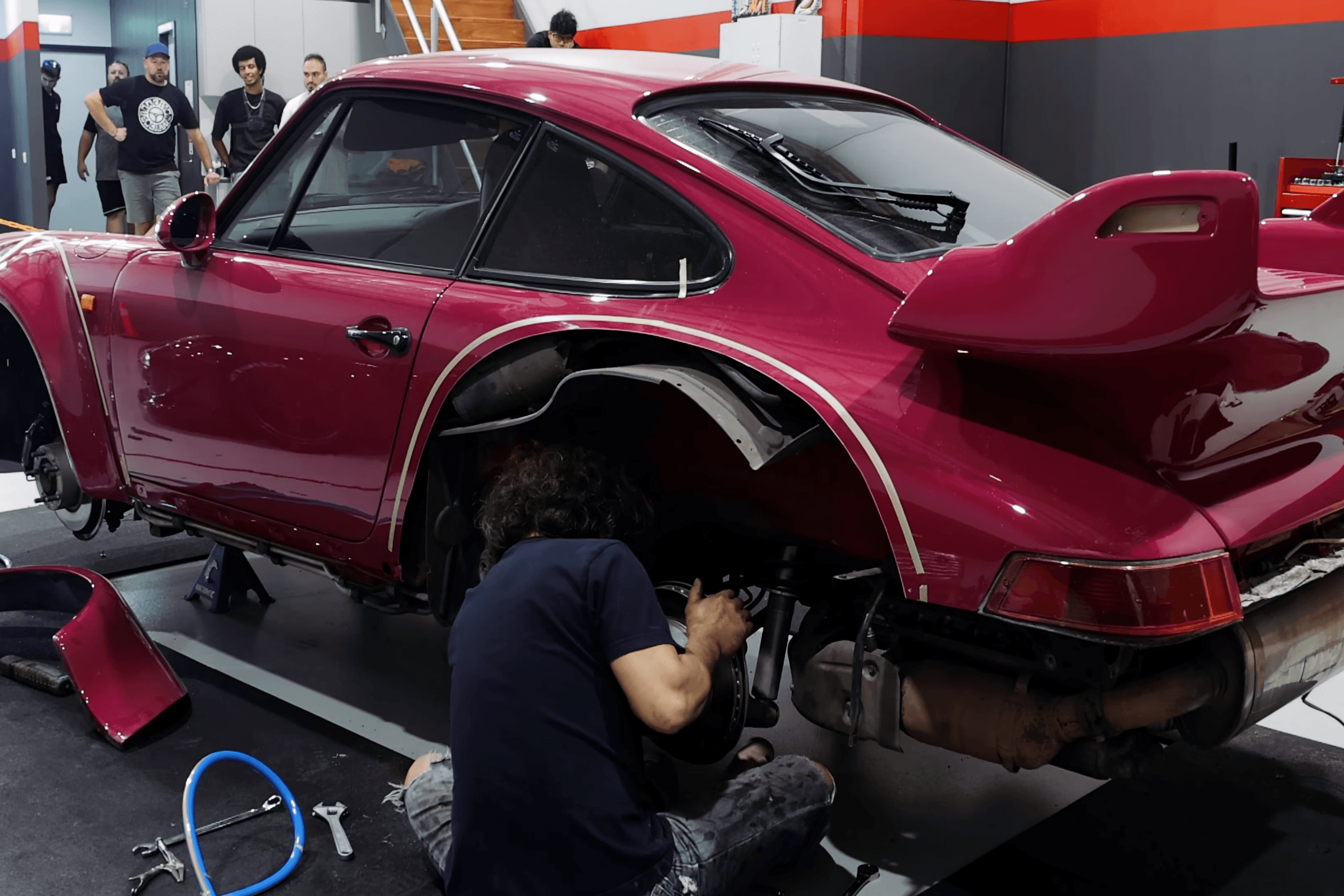 Watch RWB Founder Akira Nakai Build Rubystone Porsche 964