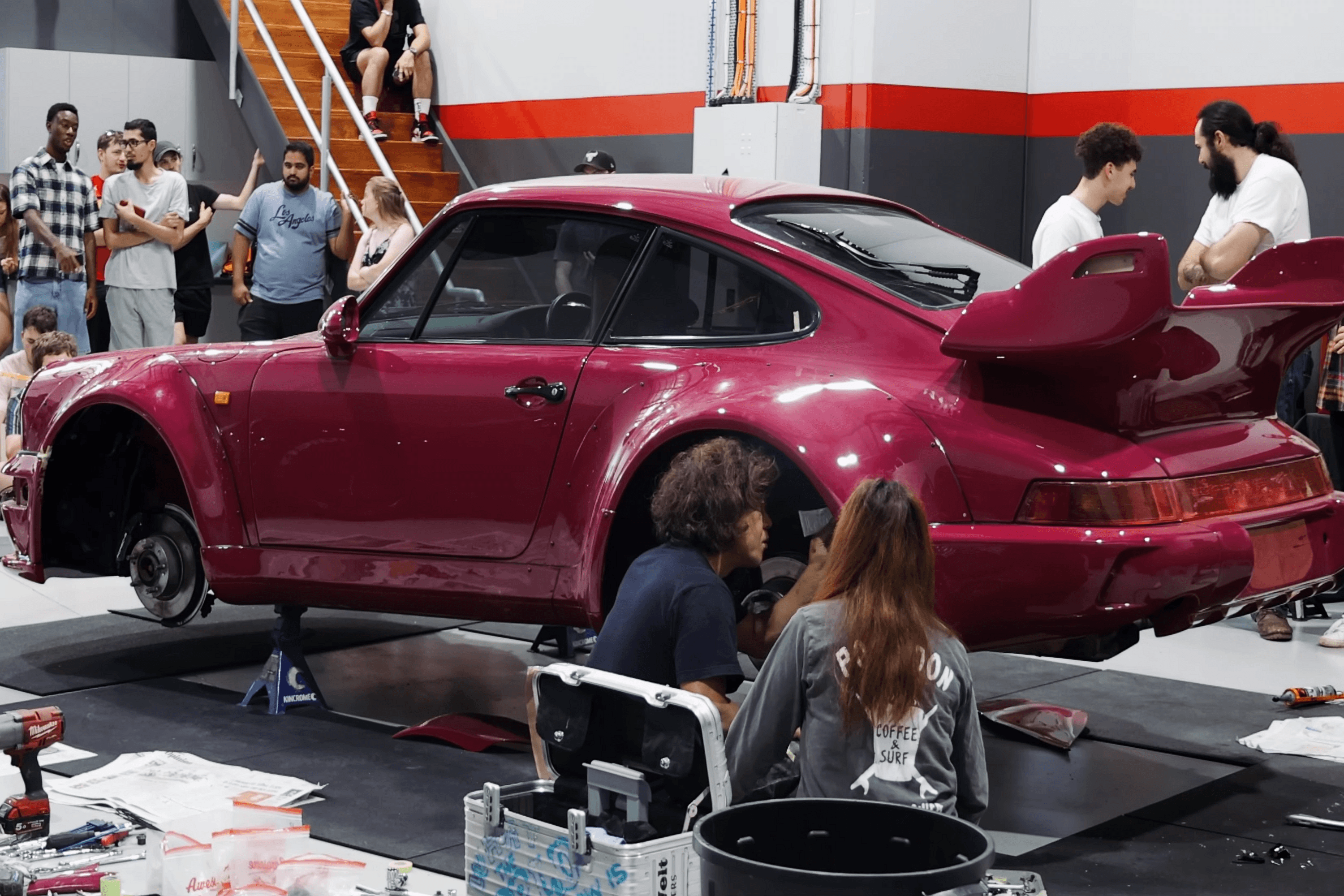 Watch RWB Founder Akira Nakai Build Rubystone Porsche 964 Widebody