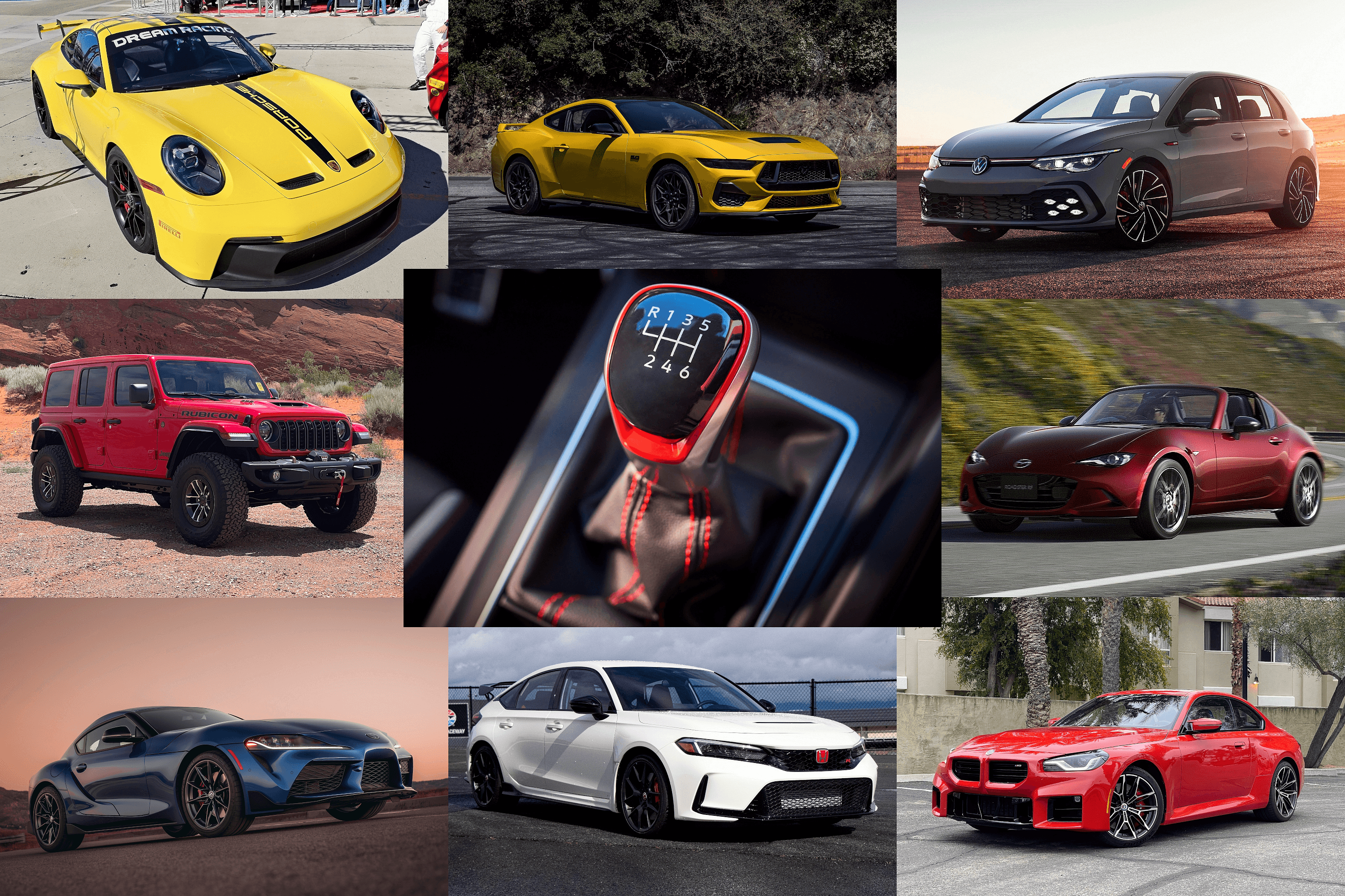 Sports Cars Stick Shift