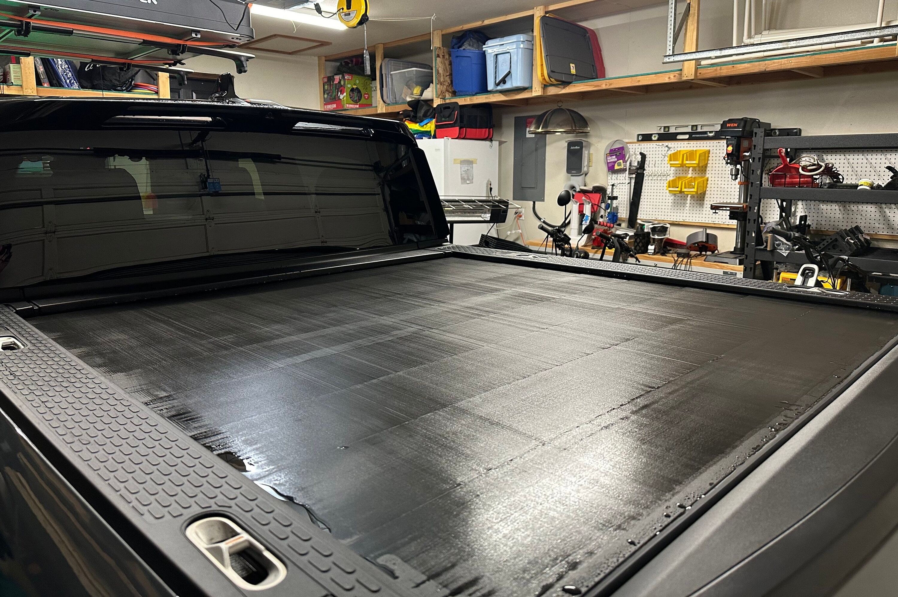 Redesigned Rivian R1T Powered Tonneau Cover Shows Improvements