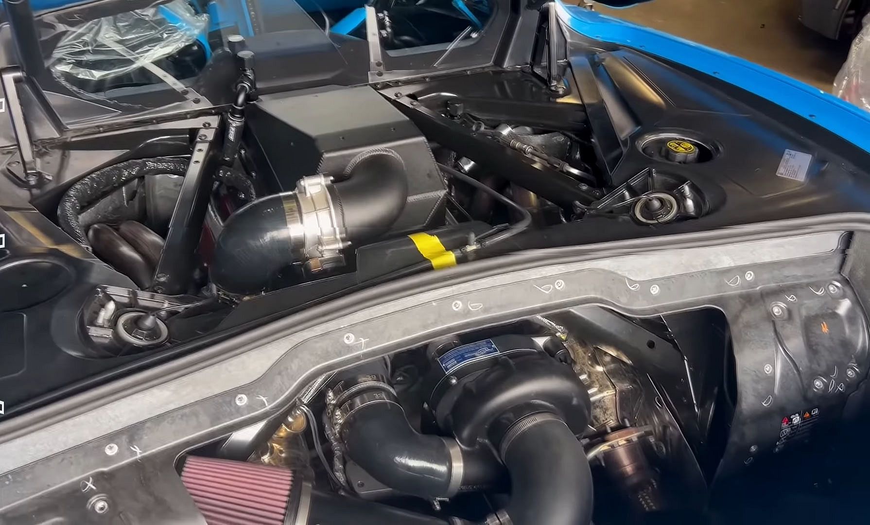Supercharged C8 Chevrolet Corvette Soars Past 1,000 HP