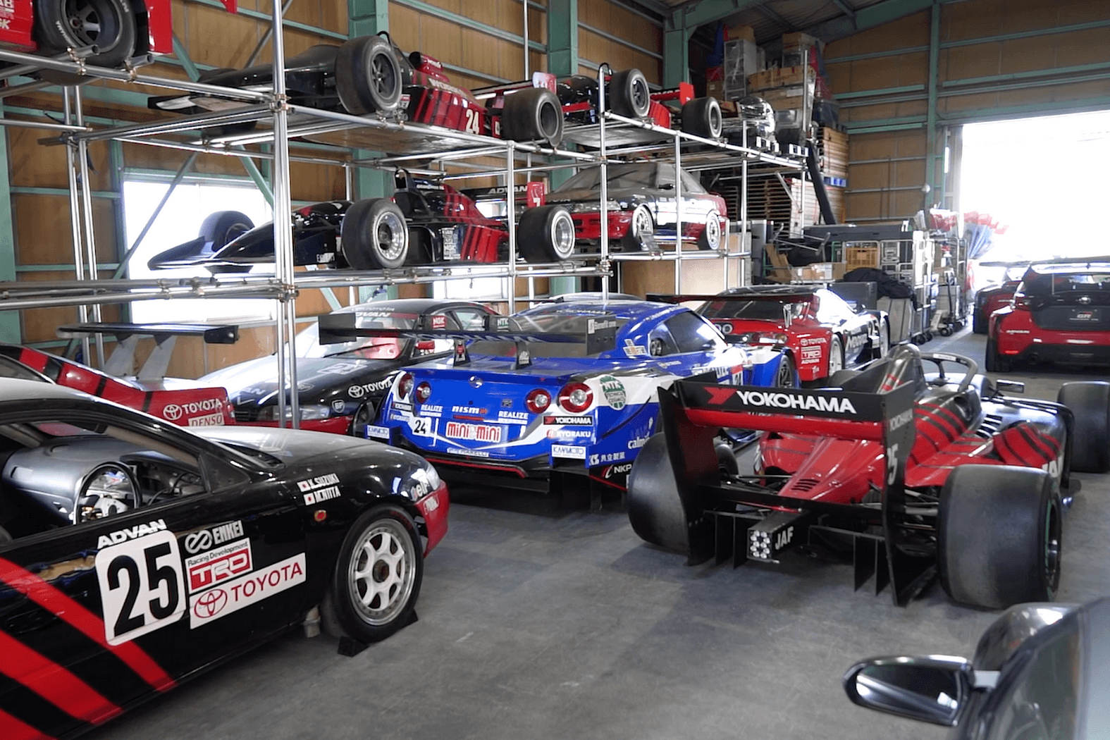 WATCH: Secret Stash Of Advan Yokohama Race Cars Wears Iconic Livery