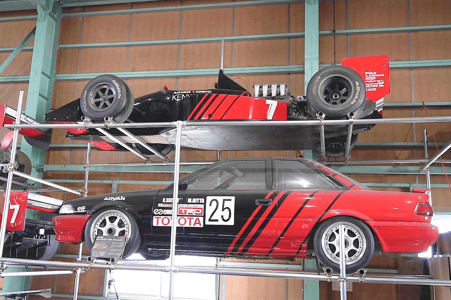 WATCH: Secret Stash Of Advan Yokohama Race Cars Wears Iconic Livery