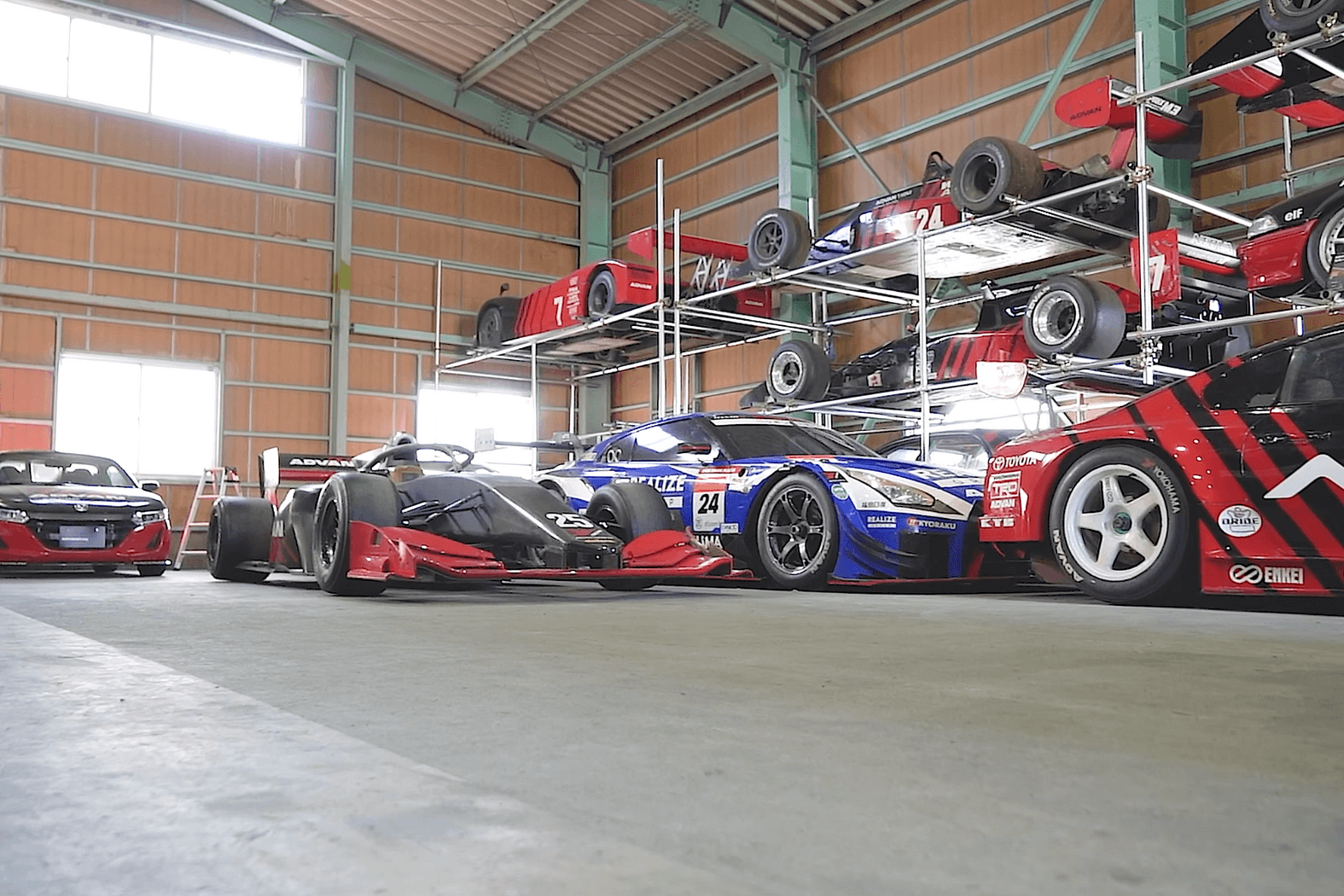 WATCH: Secret Stash Of Advan Yokohama Race Cars Wears Iconic Livery