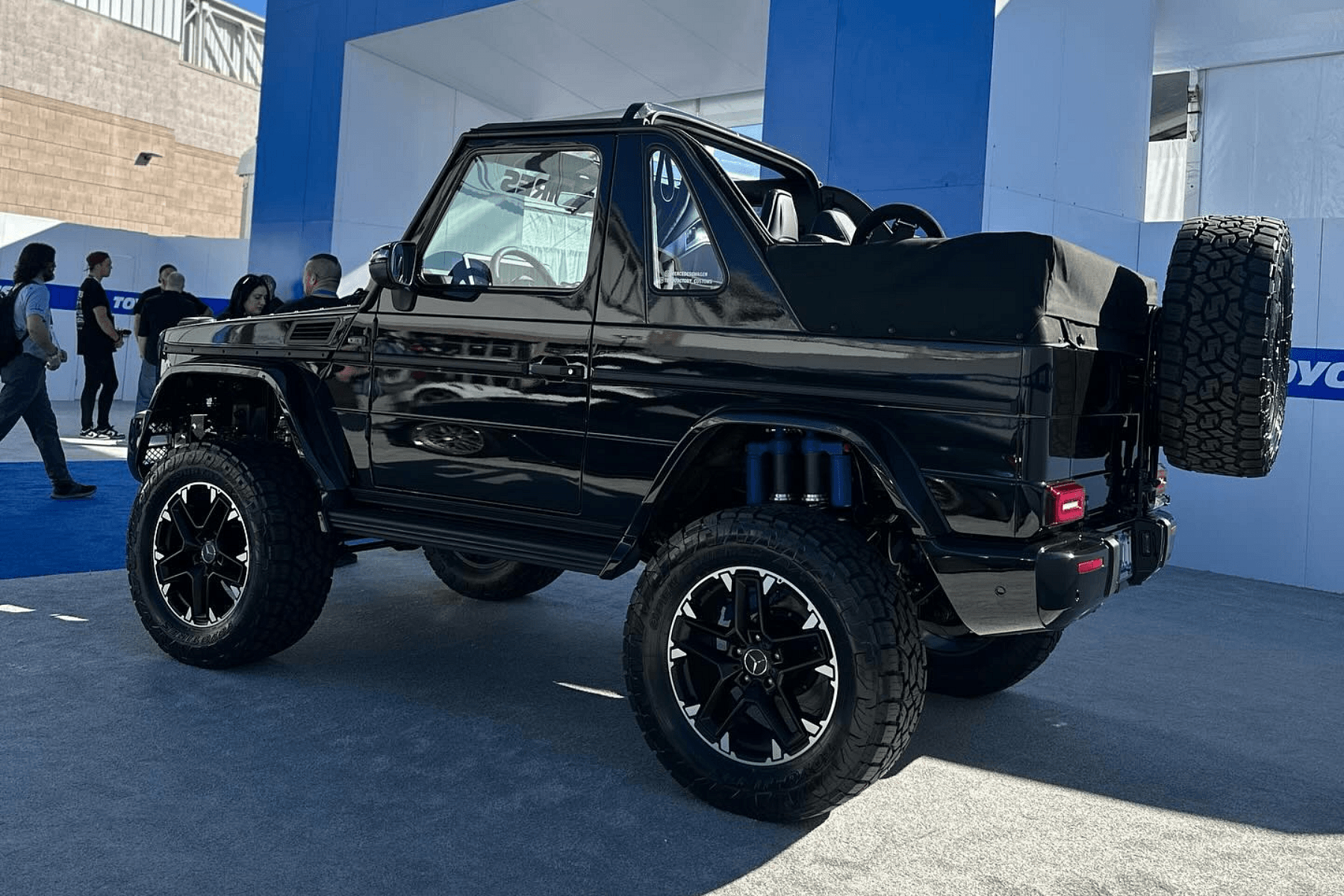 Mercedes-Benz G-Class Convertible Gets Tesla-Powered EV Conversion