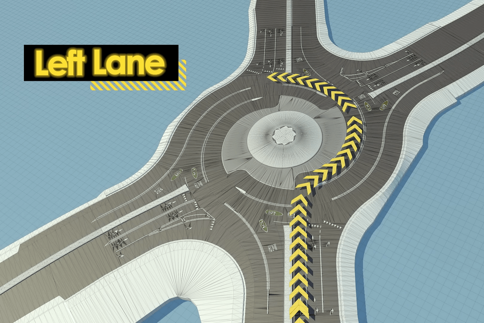 California Gets America's Second-Ever Turbo Roundabout