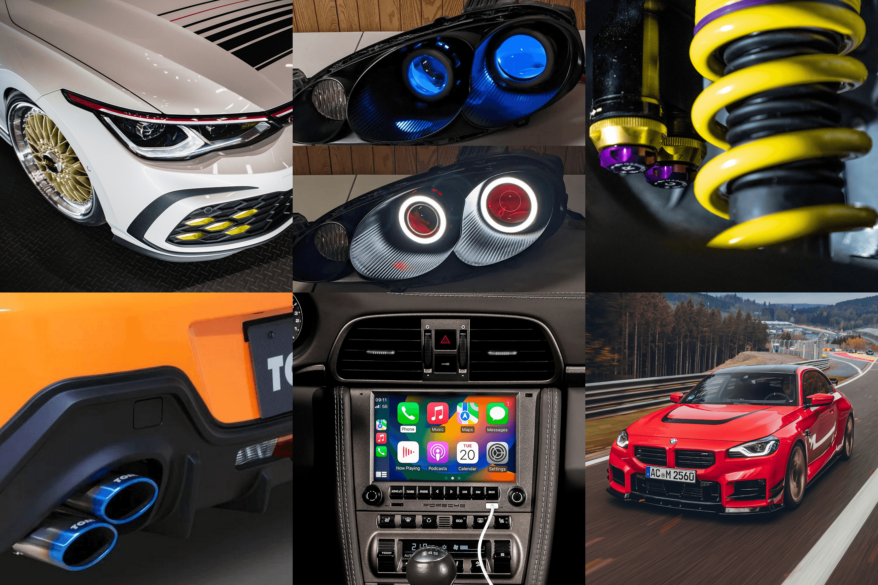 Modified sports car