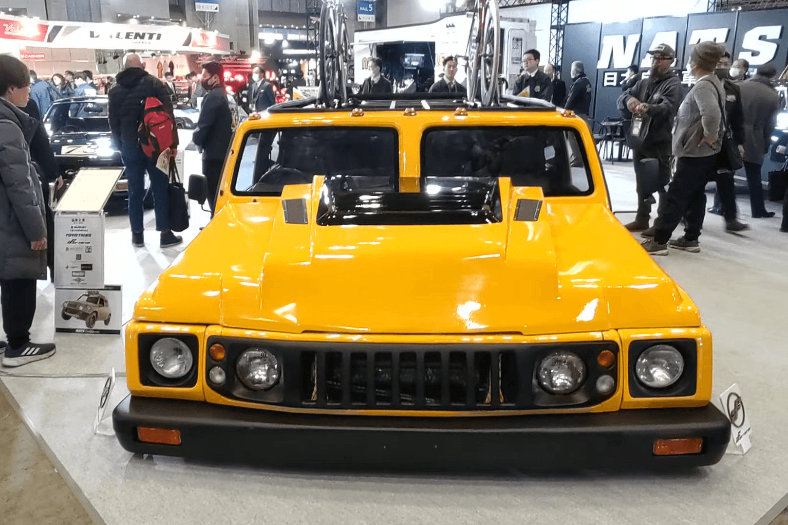 Two Suzuki Jimny Crossovers Become One Extremely Low Hummer Lookalike