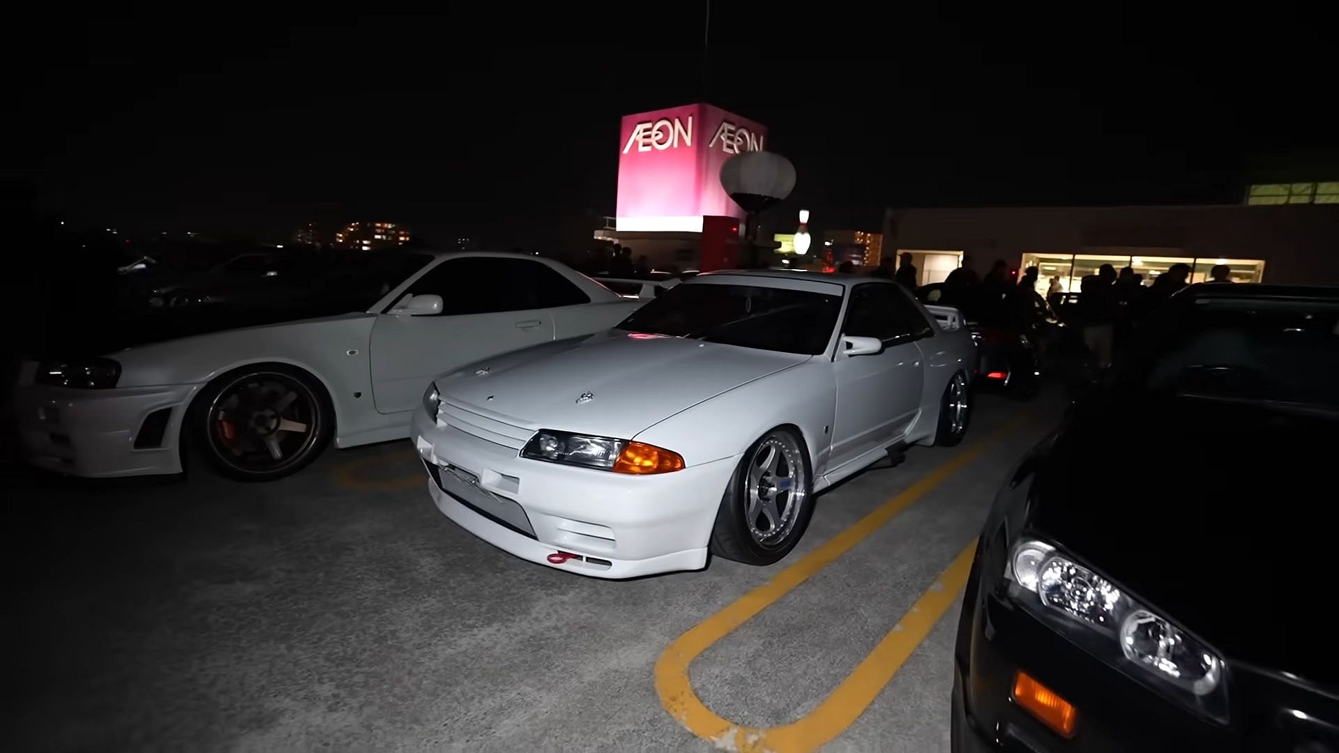 Midnight Car Meet In Tokyo Showcases Huge JDM And Import Variety