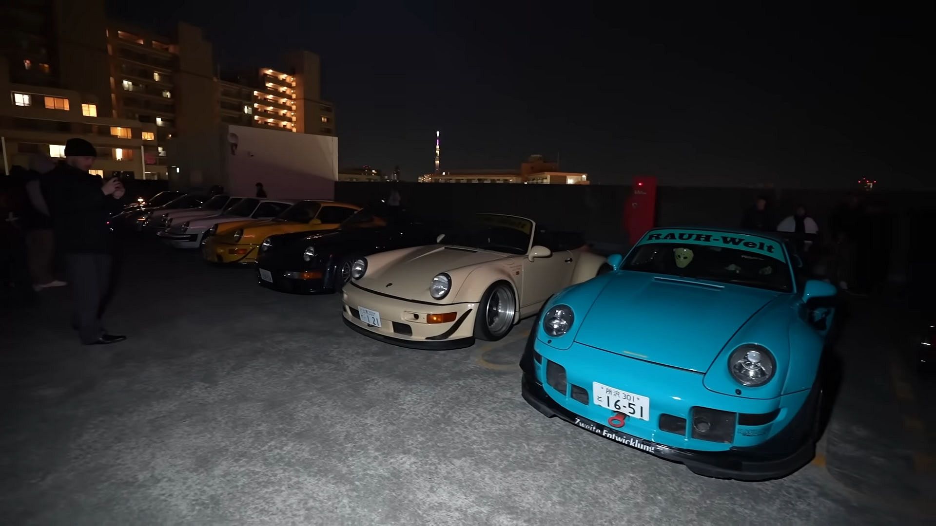 Midnight Car Meet In Tokyo Showcases Huge JDM And Import Variety