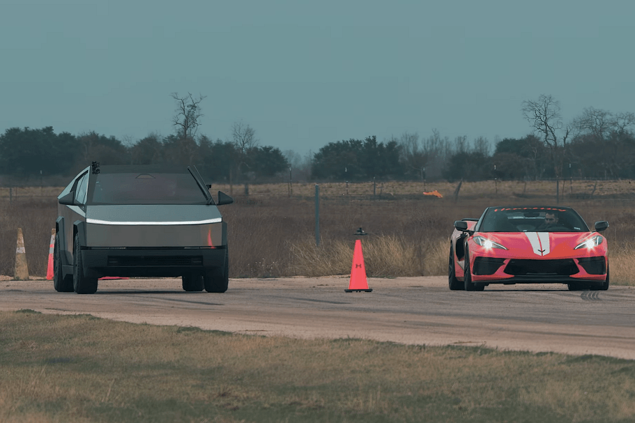 Drag Race: Hennessey's 708-HP Corvette Convertible Takes On Tesla ...