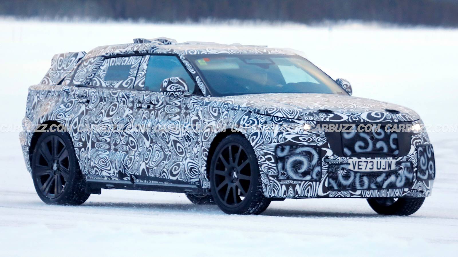 Electric Range Rover Prototypes Spied With Drastically Lowered Roofline