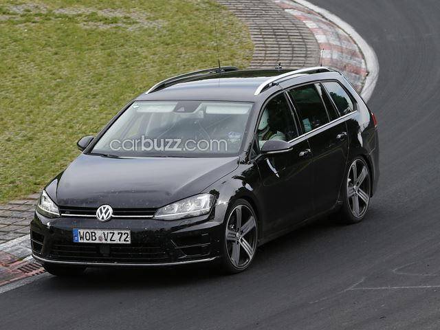 300HP VW Golf R Power-Wagon Spotted at the Ring