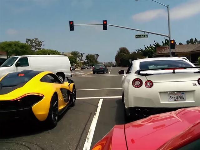 Street Fight: McLaren P1 Vs. Nissan GT-R