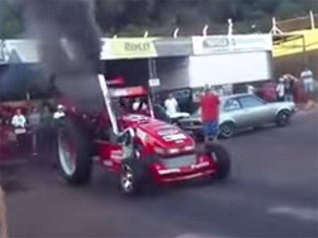 Drag Racing Tractor Is The Weird Kind Of Awesome