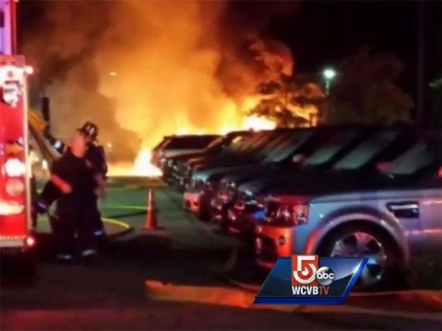 A Fire Destroyed 20 Cars at this Jaguar Land Rover Dealer